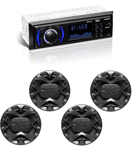 Amazon.com: BOSS Audio Systems Bluetooth Radio + 2 Car Speakers